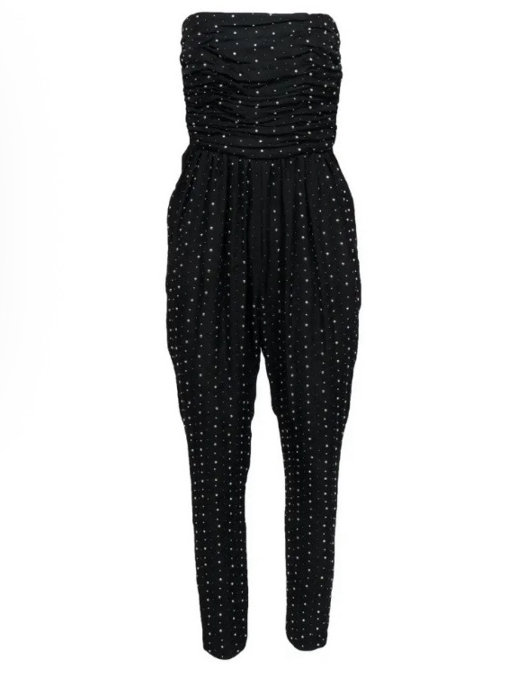 Robert Rodriguez beaded Strapless Jumpsuit
